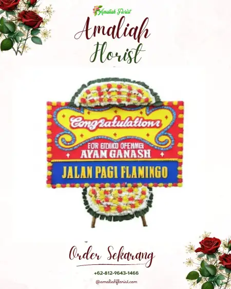 Sewa Papan Bunga Muara Pinang Lama